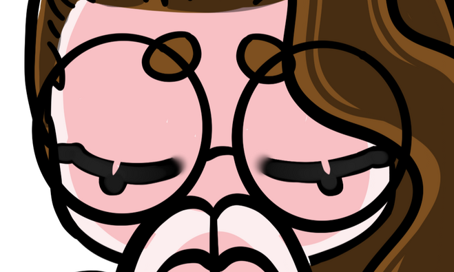A drawing of a silly streamer